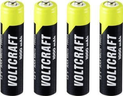 Endurance HR03 Micro AAA genopladeligt batteri NiMH 1000 mAh 1,2 V 4 stk. (VC-12714095)