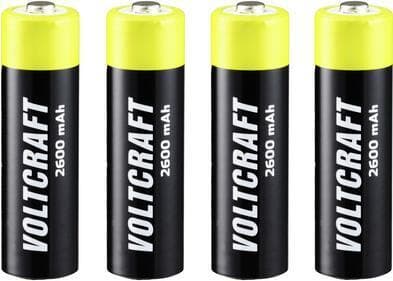 Endurance Mignon AA genopladeligt batteri NiMH 2600 mAh 1,2 V 4 stk. (VC-12714020)