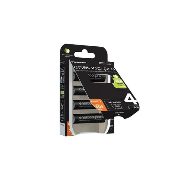 Panasonic Eneloop Pro AA-Batterier 2500mAh 4-pack