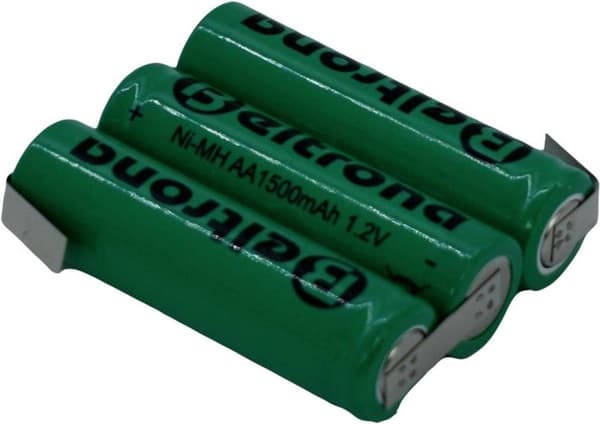 Beltrona 3AA1500 batteripakke 3x Mignon (AA) Z loddesko NiMH 3,6 V 1500 mAh (BELNIMH3AA1500HBG)