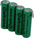 Miniatyrbillede 1 af 3: Beltrona RTU4AAZ batteripakke 4x Mignon (AA) Z loddesko NiMH 4,8 V 2200 mAh (BELRTU4AAZ)