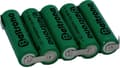 Miniatyrbillede 1 af 3: Beltrona RTU5AAZ batteripakke 5x Mignon (AA) Z-loddesko NiMH 6 V 2200 mAh (BELRTU5AAZ)