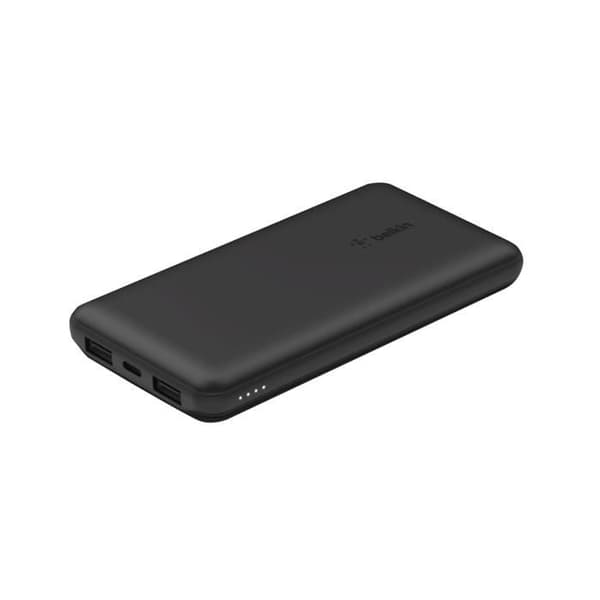 Externt batteri 15W 10 000 mAh 2 USB-portar + 1 USBC 15W BOOST CHARGE Belkin Black