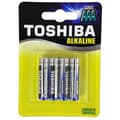 Miniatyrbild 1 av 3: TOSHIBA alkaliska batterier AAA LR03 - (paket med 4)