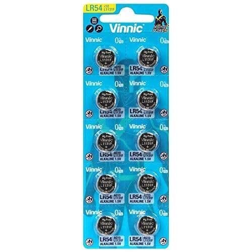 VINNIC BATTERI LR1131 AG10 PK10 L1131F