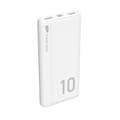 Pikkukuva 3 / 3: SILICON POWER GP15 Powerbank Ulkoinen akku 10000 mAh 2x USB 2.1A (SP10KMAPBKGP150W) Valkoinen