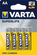 Miniatyrbillede 1 af 2: Varta SUPERLIFE Engangsbatteri AA Zink-carbon