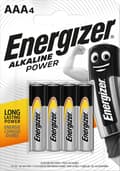 Miniatyrbillede 1 af 2: ENERGIZER BATTERI ALKALINE POWER AAA LR03 4 STK