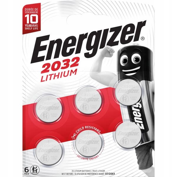 ENERGIZER BATTERIER SPECIAL CR2032 6 STK NYHED
