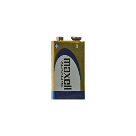 MAXELL-akku Alkali 9V, 6LR61, 1 kpl.