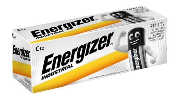 ENERGIZER BATTERY INDUSTRIAL PRO LR14 C R14 1,5V 12STK