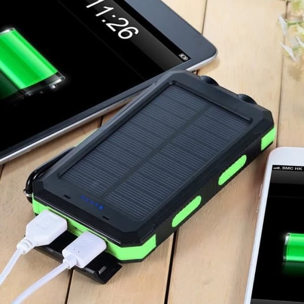Typ 1 - Bärbar utomhussolenergibank 20000mAh solladdare Camping Externt reservbatteri
