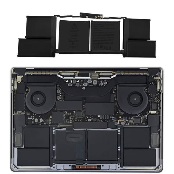 Batteri - AVIZAR - Macbook Pro 15" 2018 (A1990) - 7336mAh - Lithium Ion - Svart