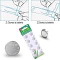 Miniatyrbild 3 av 4: Alkaliska batterier Paket med 40 alkaliska knappcellsbatterier LR1130 AG10 2699