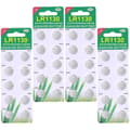 Miniatyrbild 1 av 4: Alkaliska batterier Paket med 40 alkaliska knappcellsbatterier LR1130 AG10 2699