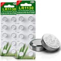 Miniatyrbild 1 av 4: Alkaliska batterier - Paket med 20 knappars batteri Lr1130 Ag10