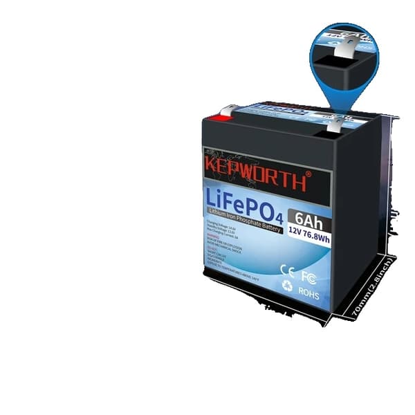 LifePo4-batteri, inbyggt BMS, serie- eller parallellkompatibilitet., 12V 25AH
