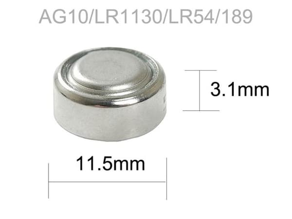 10-pack AG10 LR1130 389 390 LR54 sr1130sw v390 v389 89A batteri