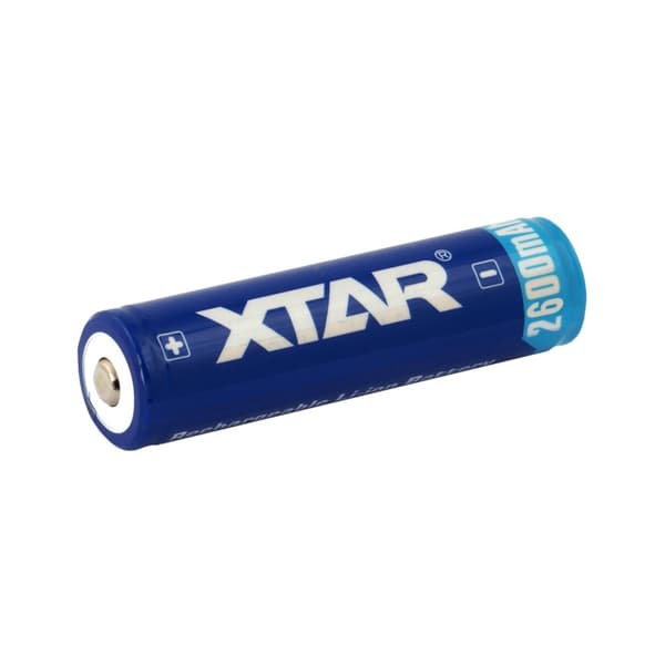 XTAR 18650 3,7 V Li-ion 2600 mAh akku suojalla