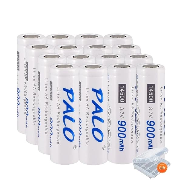 Genopladeligt Lithium-ion Batteri, 37V 900mAh, Kompatibilitet med LED Lommelygte, 16 stk