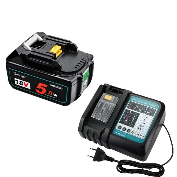 Udskiftningsbatteri, 50Ah kapacitet, LED-strømvisning, 1 PC Combination Set A