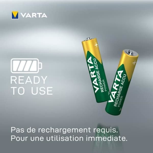 Varta Accu Power 1000 mAh AAA LR3 x4 uppladdningsbart batteri