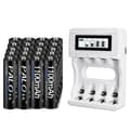 Miniatyrbillede 1 af 2: Genopladeligt AAA-batteri, 12V 1100mAh kapacitet, inkluderer batteriholder., Grøn, 12V