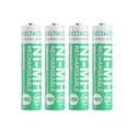 Miniatyrbilde 1 av 2: Deltaco oppladbare batterier AAA 750mAh 4-pakning
