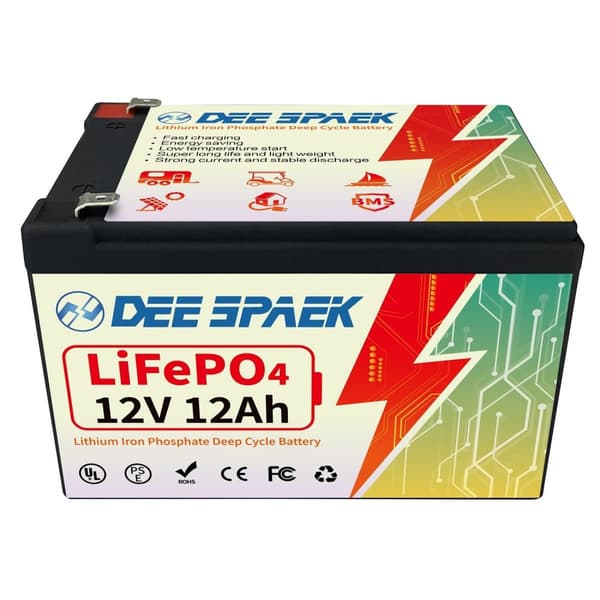 Batteripakke, BMS Lithiumjern, Energilagring, 12V 20AH