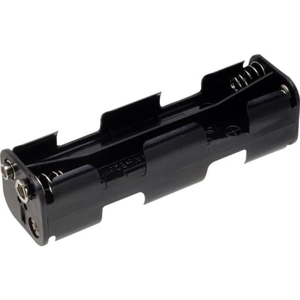 TRU COMPONENTS BH-382B Batterihållare 8x LR6 (AA) 9V batteriuttag