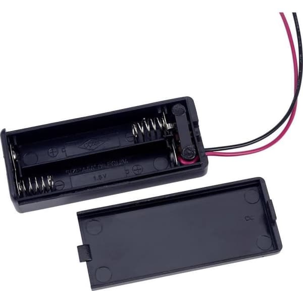 TRU COMPONENTS SBH421-1AS Batterihållare 2 LR03 (AAA) kabel
