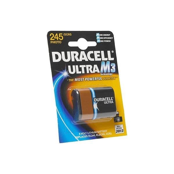 Duracell Batterier Fotobatteri 2CR5 litium 1400 mAh 6 V