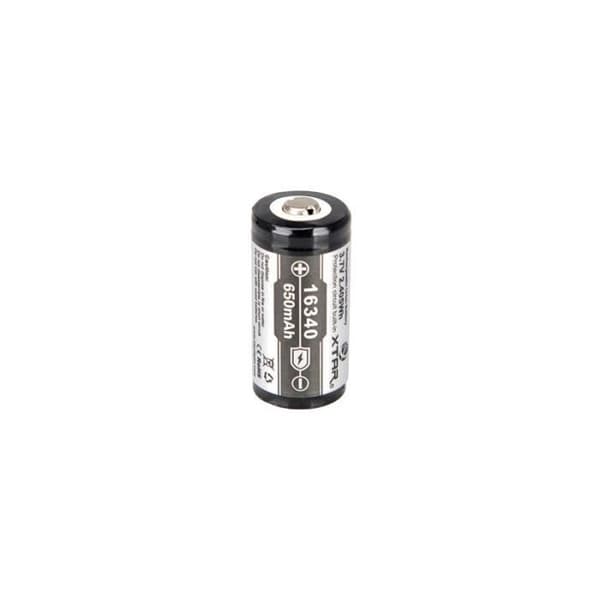 Xtar - cylindriskt li-ion batteri 3,7 v - 650 mah - 16340
