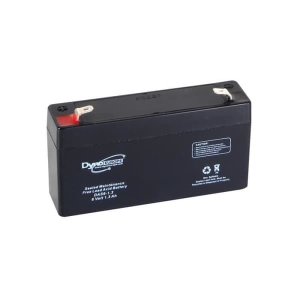 Bly-syra batteri 6v-1,3ah 98x25x56mm