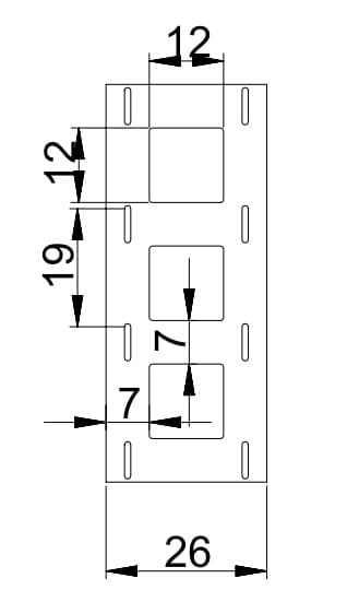 INF Batteri Nikkel Strip, 5 Meter