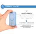 Miniatyrbild 3 av 4: Powerbank 5000mAh kompatibel MagSafe Induction 15W Blue Force Power