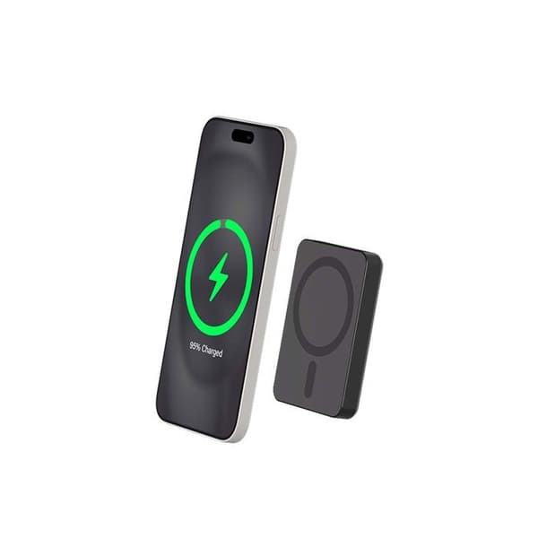 Powerbank 5000mAh kompatibel MagSafe Induction 15W Black Force Power