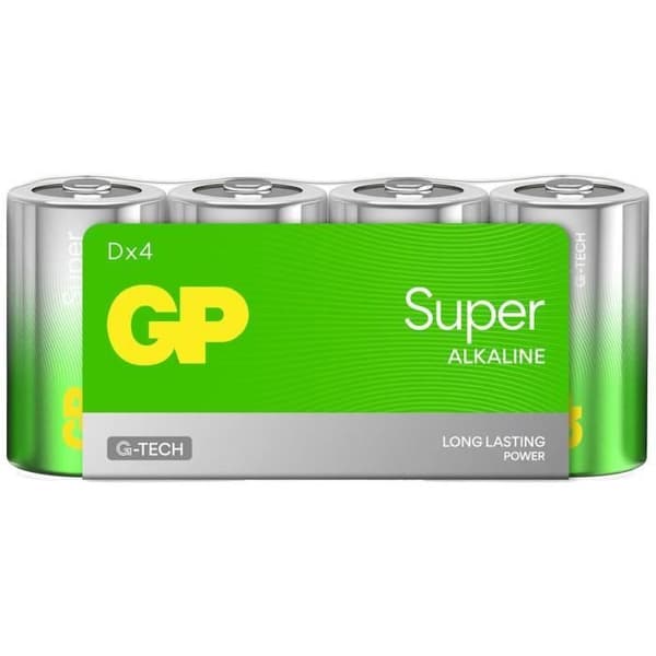 GP Batterier GPPCA13AS112 Batteri LR20 (D) alkaliska 1,5 V 4 st.