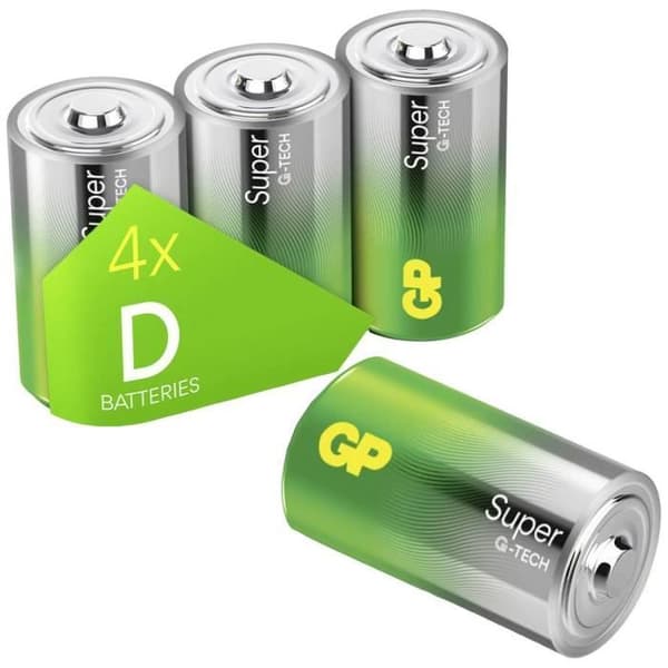 GP Batterier GPPCA13AS112 Batteri LR20 (D) alkaliska 1,5 V 4 st.