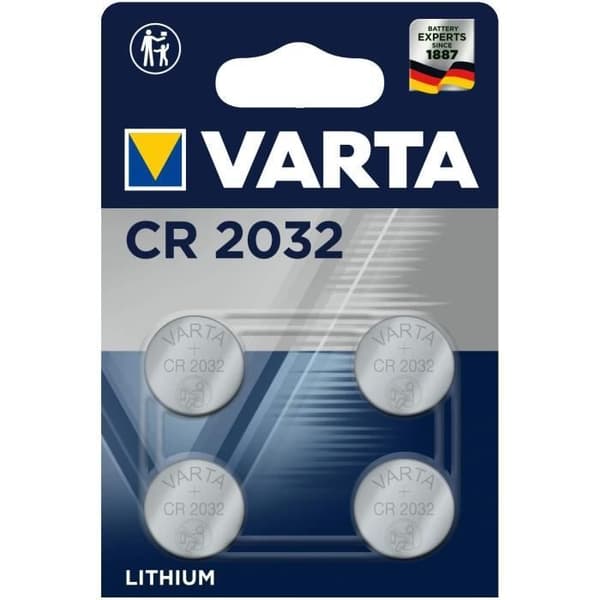 VARTA - Elektroniskt litiumbatteri CR2032 x 4
