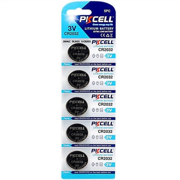 Batteri CR2032 5-pack PKcell