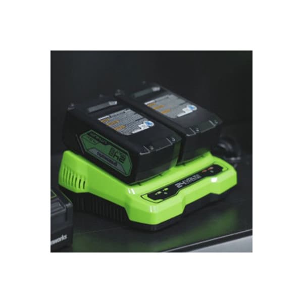 Greenworks Tools Universal Greenworks 24V Dual Slot Batteriladdare G24X2UC4 (Li-Ion 24V 48W Utgång 4A