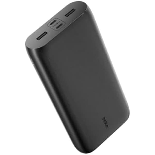 Belkin BoostCharge 4-portars externt batteri - 26000mAh - USB-C Power Delivery Snabbladdning - iPhone