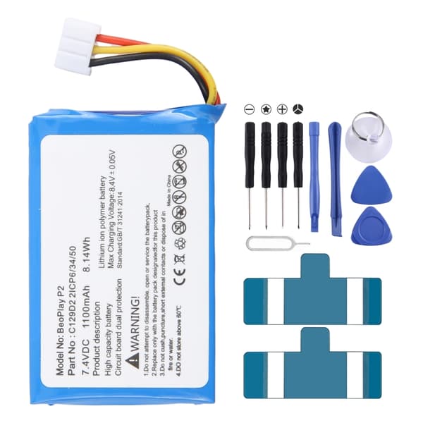 Batteri C129D2 for Bang &amp; Olufsen BeoPlay P2