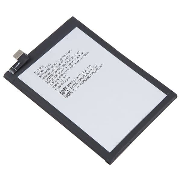 Akku NT01 tuotteeseen Nothing Phone 1, jonka kapasiteetti on 4500mAh