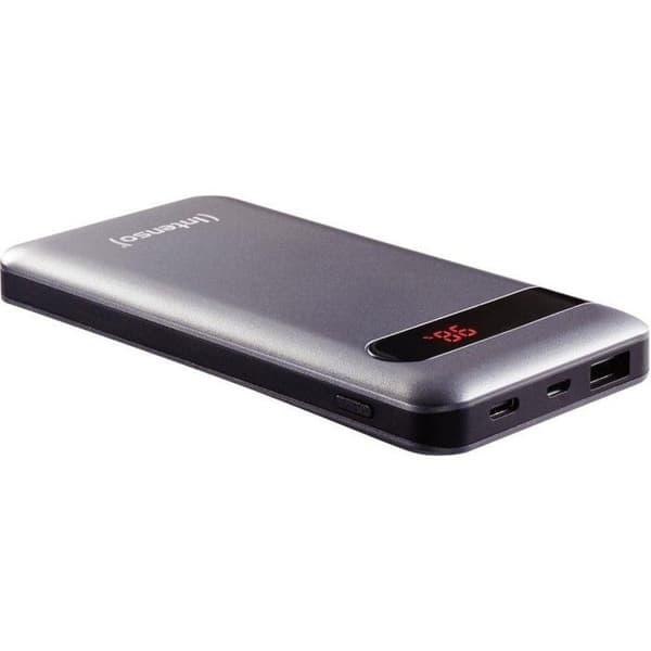 Extra batteri - INTENSO - PD10000 - Litium-polymer - 10000 mAh - Svart