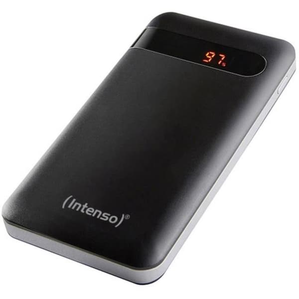Extra batteri - INTENSO - PD10000 - Litium-polymer - 10000 mAh - Svart Antracit
