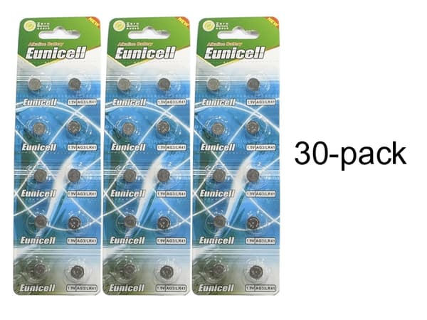 30-pack AG3 SR41W 384 392 LR41 SR41SW SR41 V392 GP392 247
