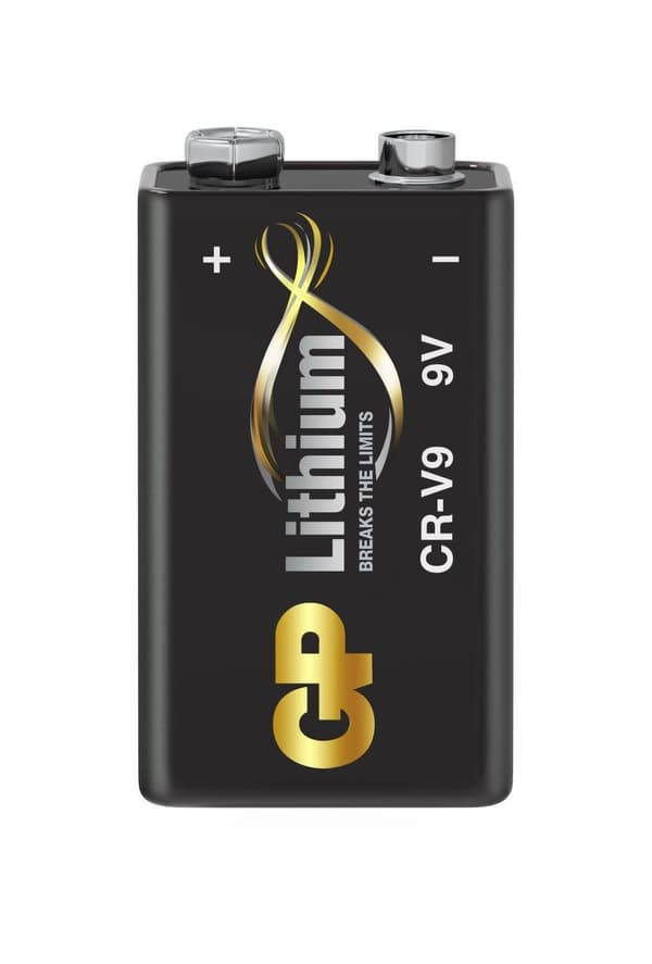 GP Alkaliska 9V- batteri 1-pack| GP | 6f22-6lr61 batteri | Lång livslängd, högre effektivitet och daglig användning