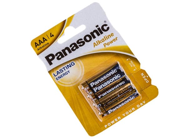 Panasonic Alkaliparisto 1,5V LR03 AAA - Blister 4 kpl